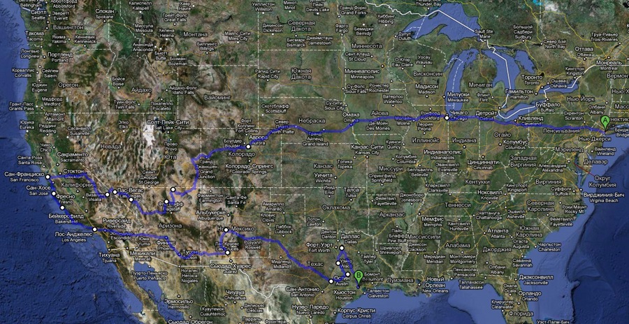 США 2011. 7200 миль, 30 дней. 